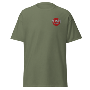 Military Green Embroidered and DTG Printed Turtle Terps Unisex classic tee